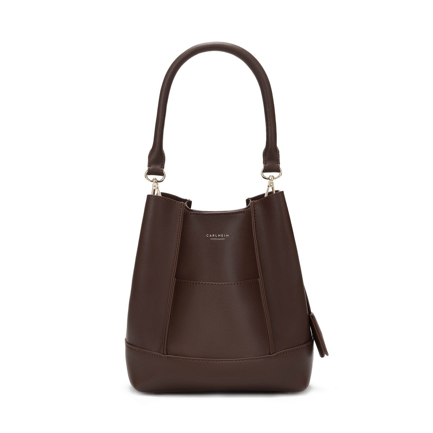 Adaline Genuine Leather Handbag (Brown)