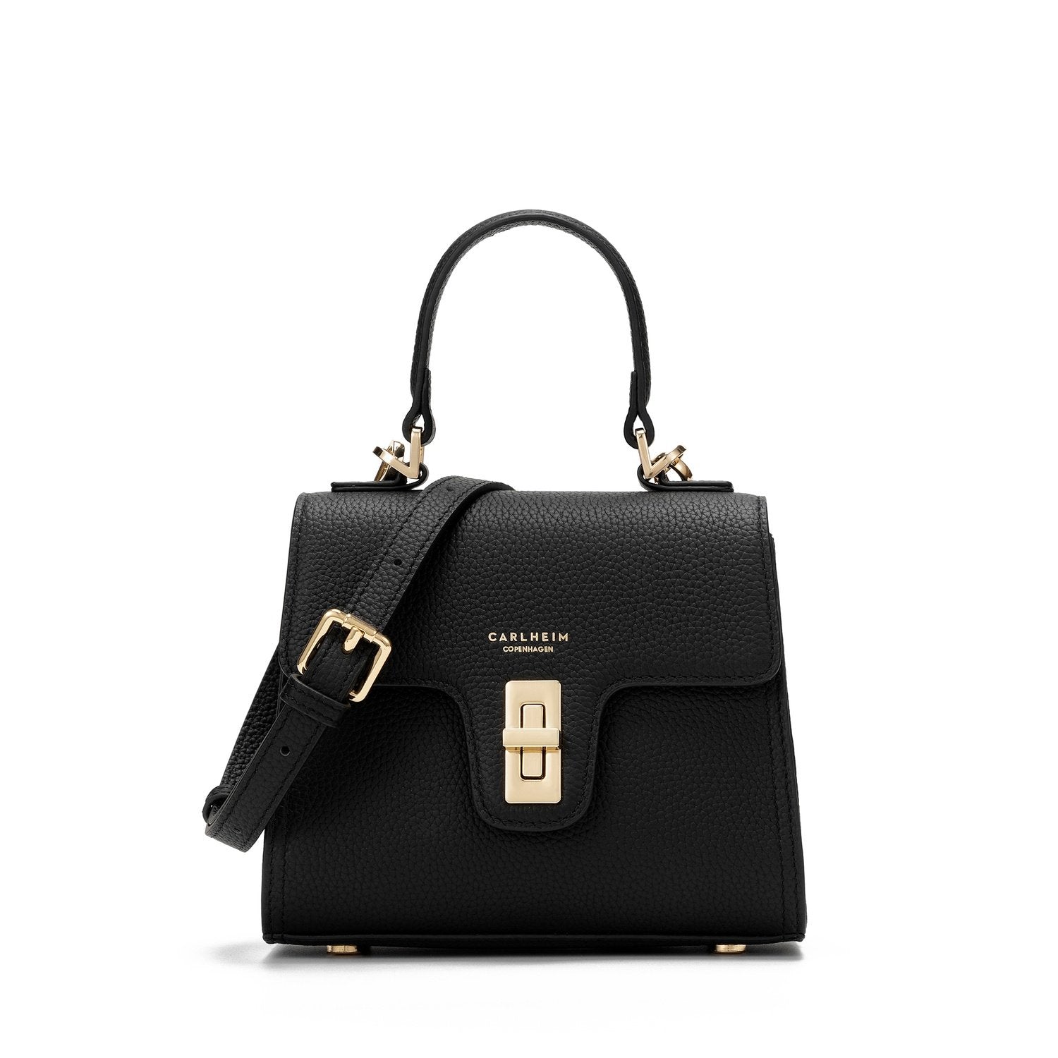 Chloe Genuine Leather Handbag (Black)