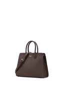Nora Genuine Leather Handbag (Brown)