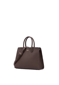 Nora Genuine Leather Handbag (Brown)