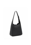 Ellie Genuine Leather Handbag (Black)