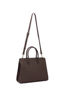 Nora Genuine Leather Handbag (Brown)