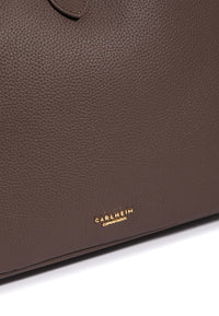 Ellie Genuine Leather Handbag (Brown)