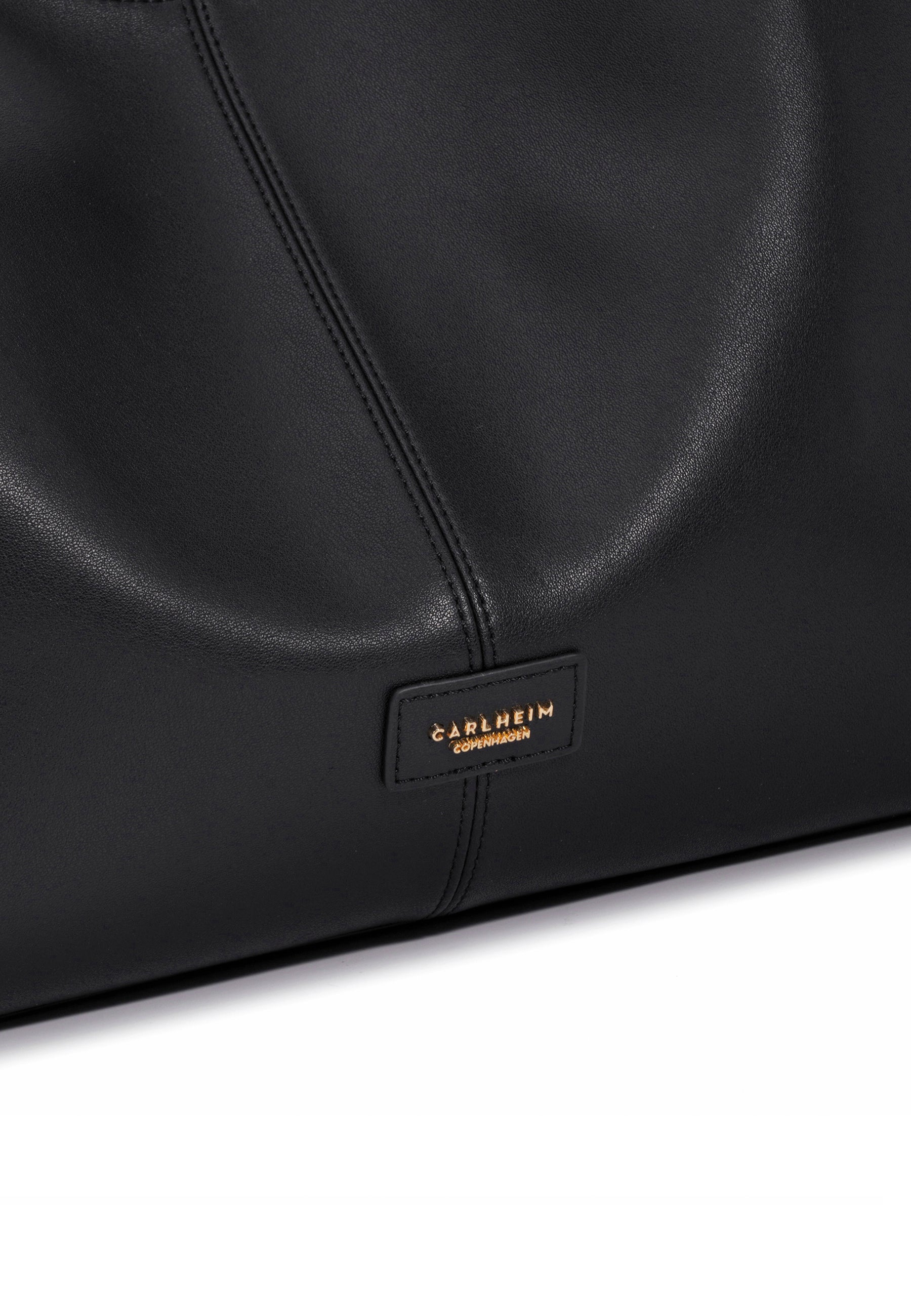 Madeline Genuine Leather Handbag (Black)