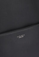 Louvre Genuine Leather Backpack (Black)