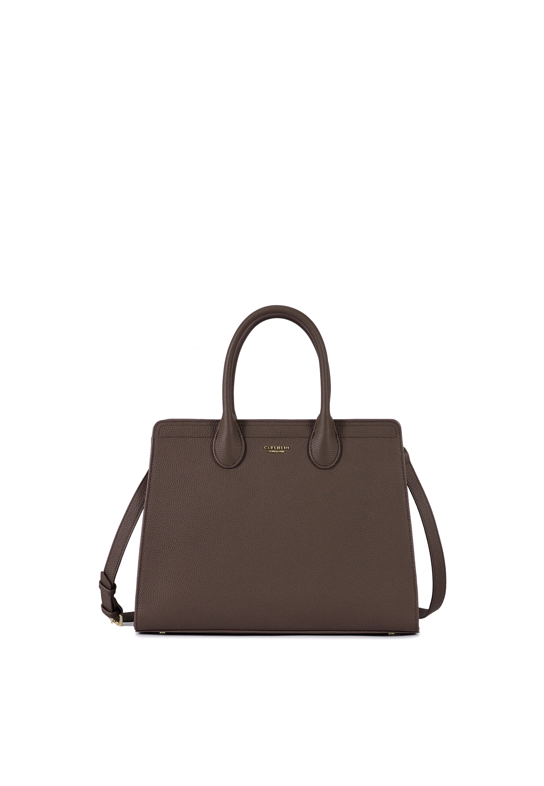 Nora Genuine Leather Handbag (Brown)