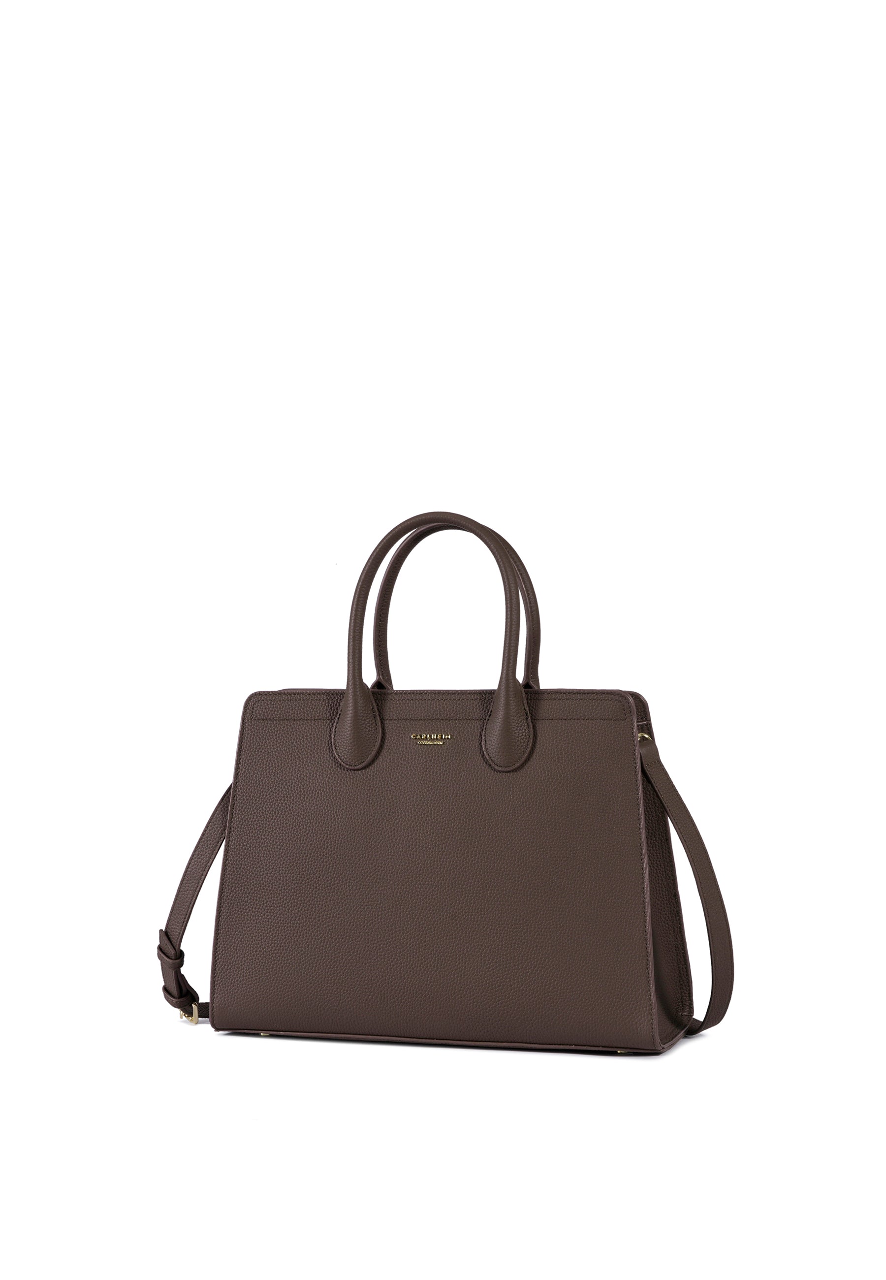 Nora Genuine Leather Handbag (Brown)