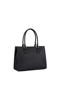 Annabelle Genuine Leather Handbag (Black)