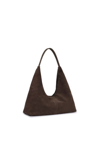 Eliana Suede Handbag (Brown)