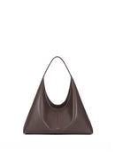 Madeline Genuine Leather Handbag (Brown)