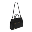 Elise Genuine Leather Handbag (Black)