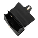 Estelle Genuine Leather Handbag (Black)