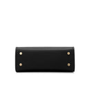 Estelle Genuine Leather Handbag (Black)