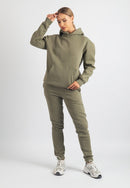 Harper Branded Hoodie (Safari Green)