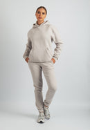 Harper Branded Hoodie (Stone)