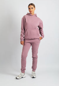 Harper Branded Hoodie (Dusty Pink)
