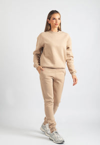 Harper Branded Sweatshirt (Tan)