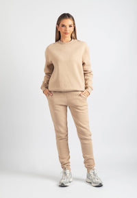 Harper Branded Sweatshirt (Tan)