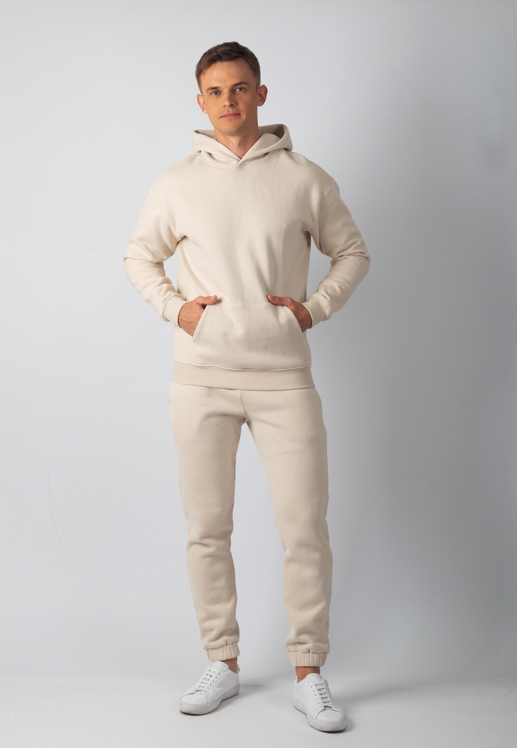 Hudson Hoodie (Beige)