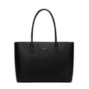 Olivia Genuine Leather Handbag (Black)