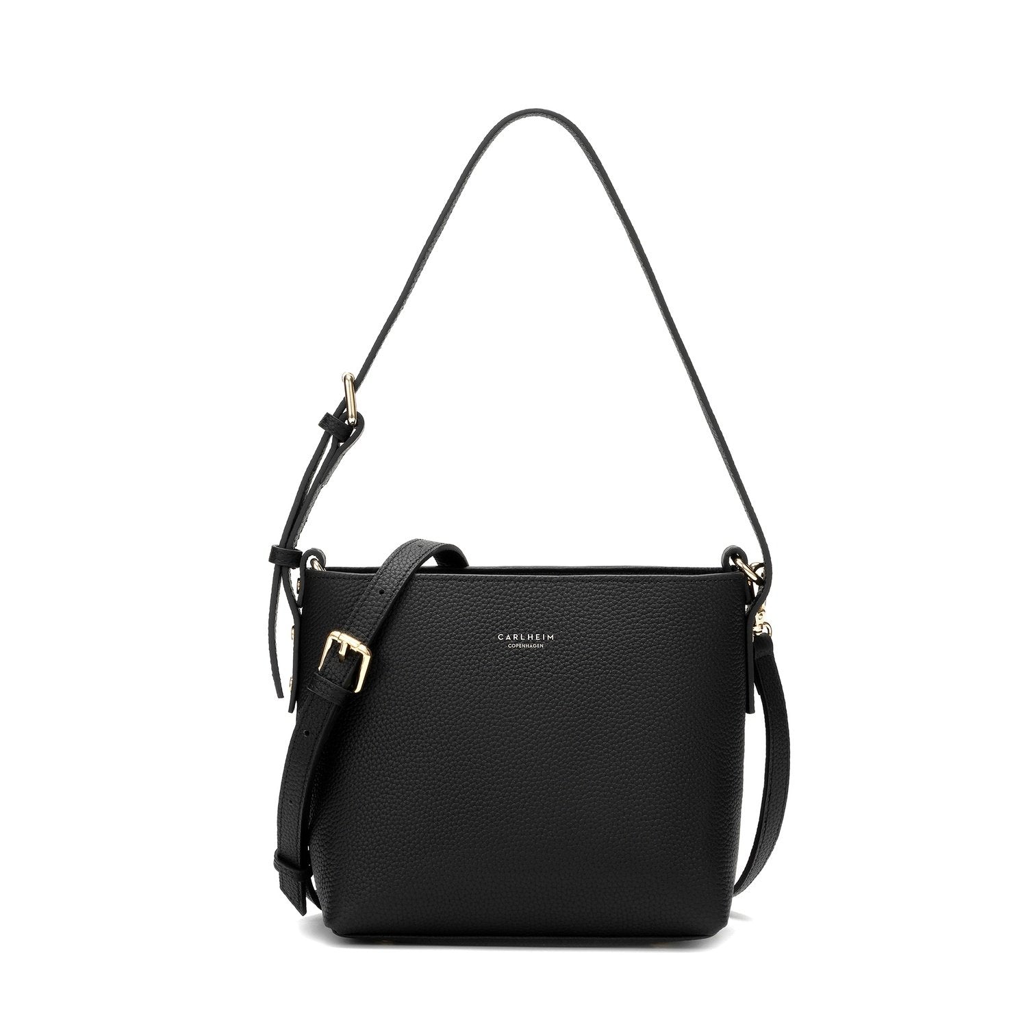 Selma Genuine Leather Handbag (Black)