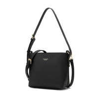 Selma Genuine Leather Handbag (Black)