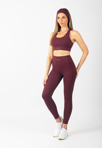 Serenita Sports bra (Burgundy)