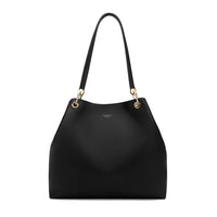 Stella Genuine Leather Handbag (Black)