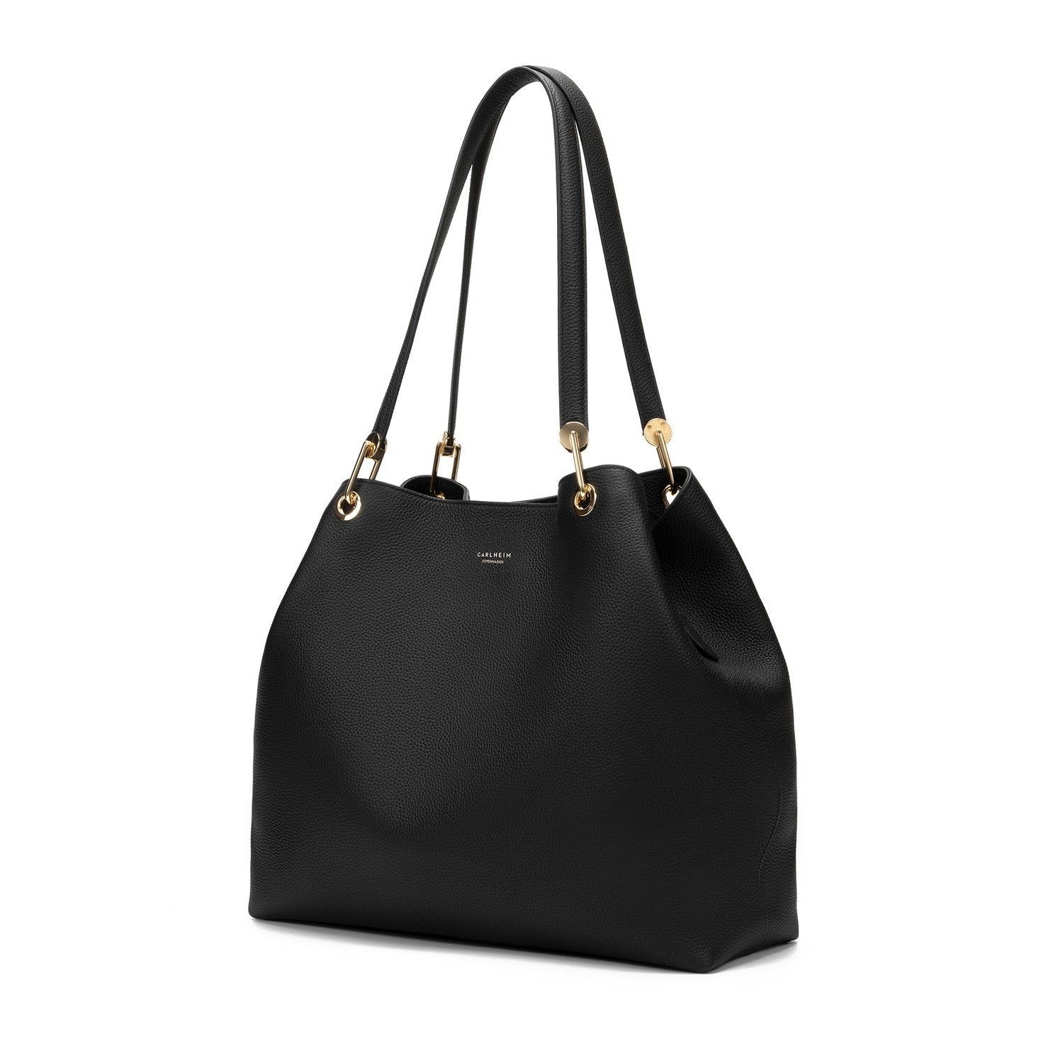 Stella Genuine Leather Handbag (Black)