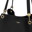Stella Genuine Leather Handbag (Black)