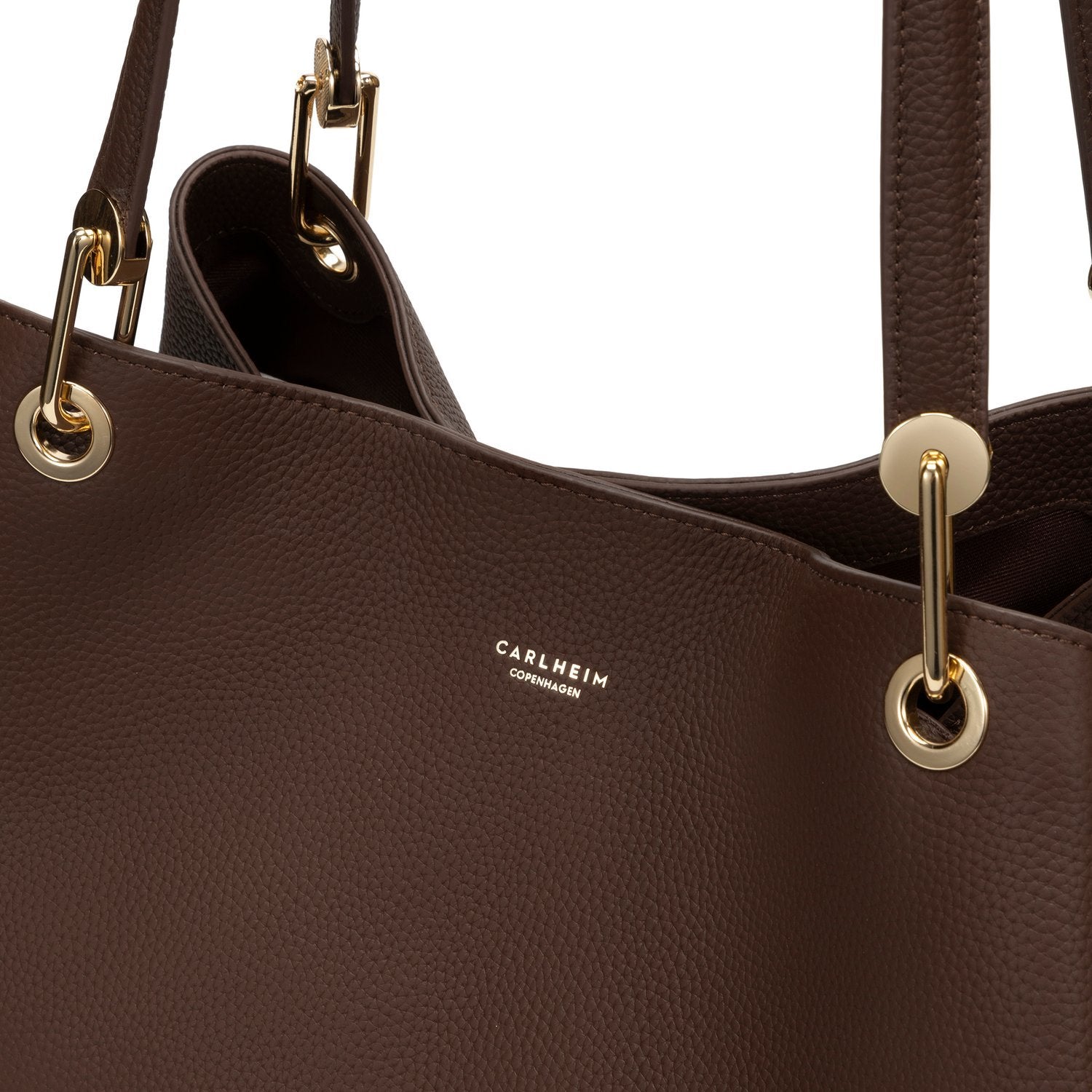 Stella Genuine Leather Handbag (Brown)