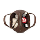 Stella Genuine Leather Handbag (Brown)