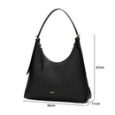 Vera Genuine Leather Handbag (Black)
