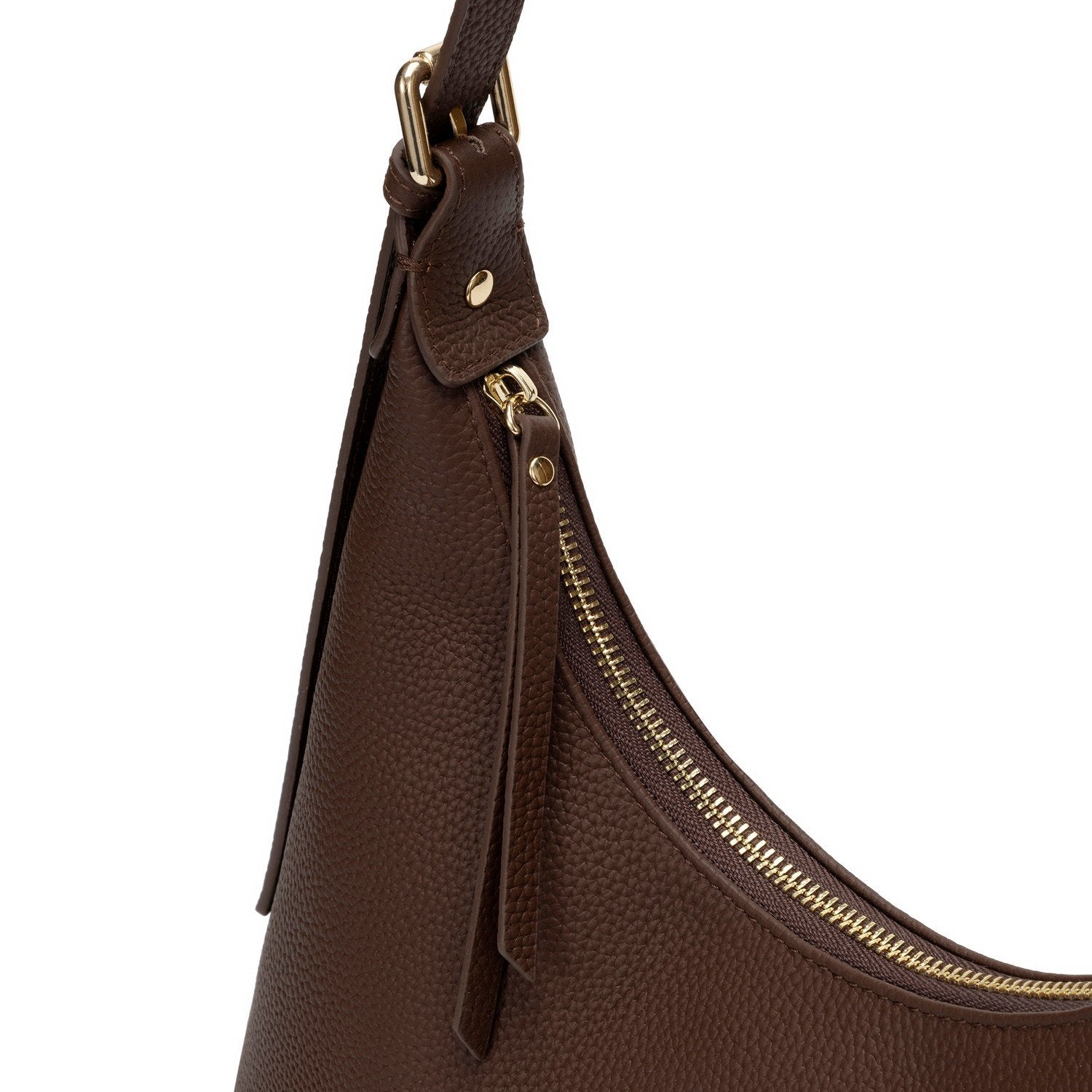 Vera Genuine Leather Handbag (Brown)