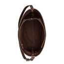 Victoria Genuine Leather Handbag (Brown)