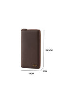 Atlas Genuine Leather Travel Organizer (Brown)