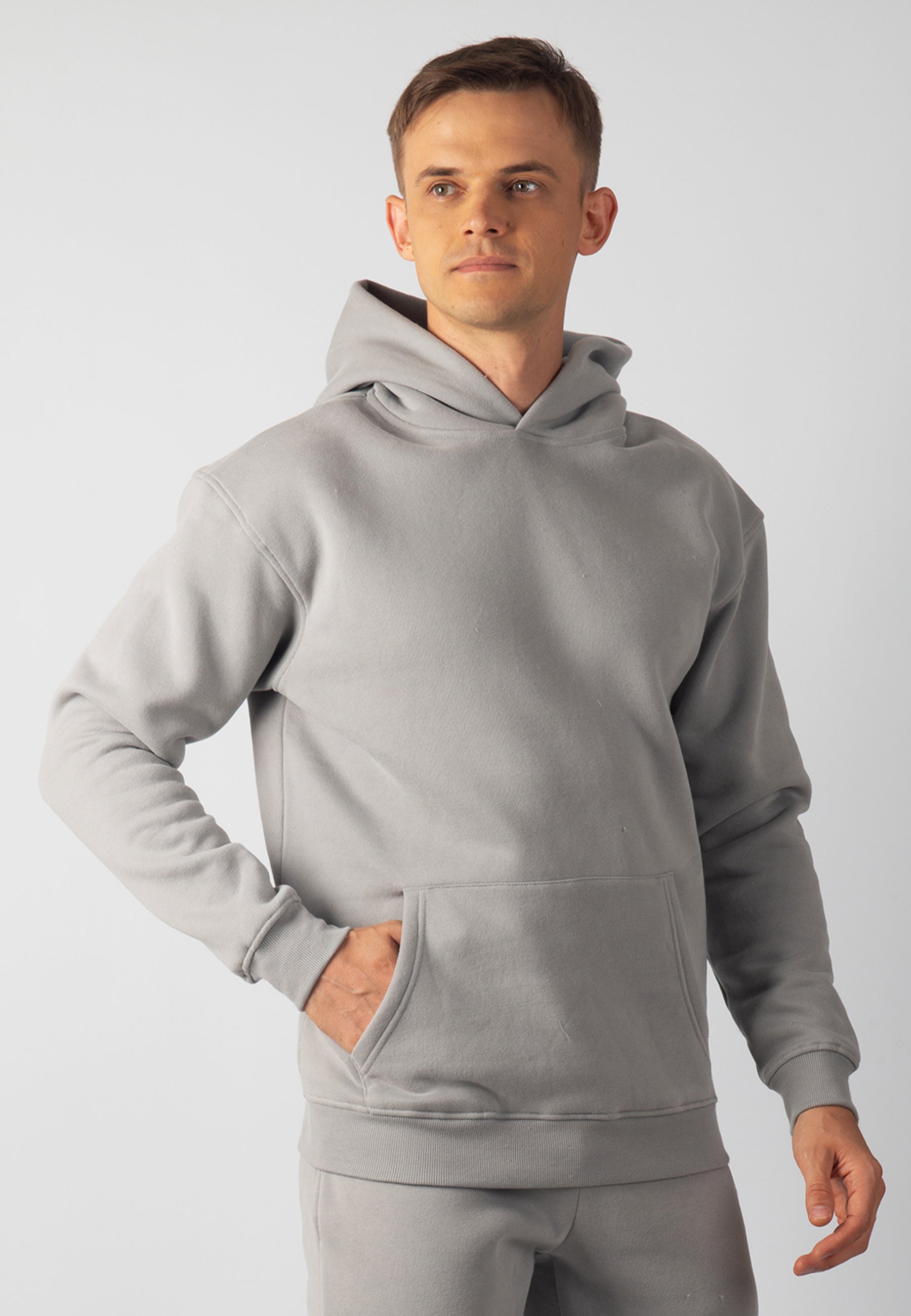 Hudson Hoodie (Stone Grey)