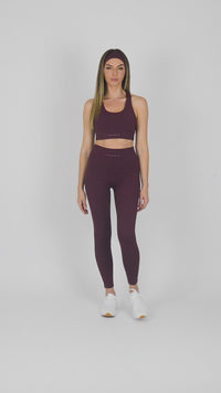Serenita Leggings (Burgundy)