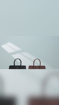 Nora Genuine Leather Handbag (Brown)