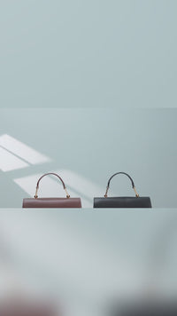 Sophia Genuine Leather Handbag (Brown)