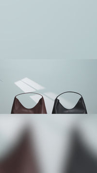 Madeline Genuine Leather Handbag (Black)