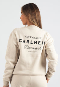Harper Branded Sweatshirt (Beige)